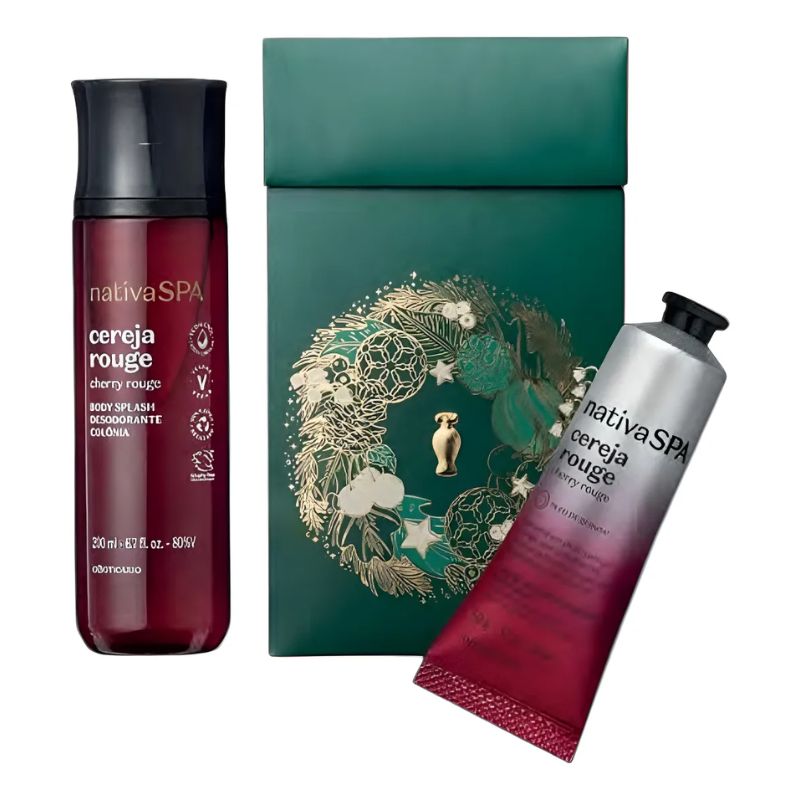 KIT PRESENTE NATIVA SPA CEREJA ROUGE (2 ITENS)
